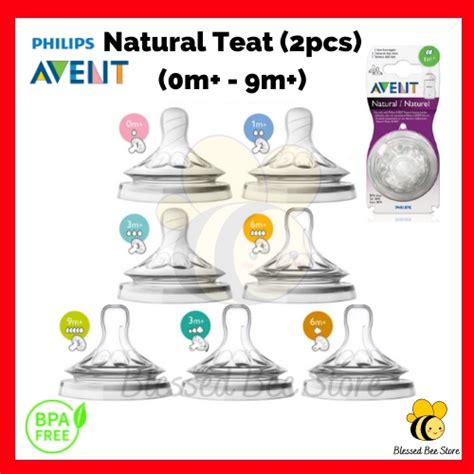 Philips Avent Natural Teat 2 0 2pcs Pack Shopee Malaysia