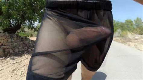 I Got Erect Wearing Sheer Boxers In A Public Road Pornhub Gay