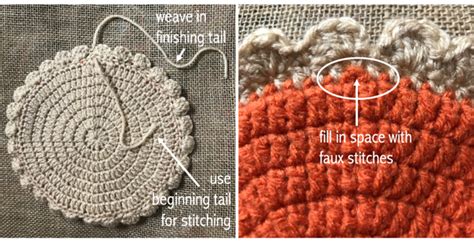 Crochet Hot Pad And Coasters Thanksgiving Pumpkin Pie Free Pattern