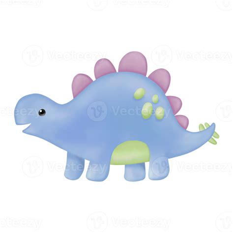 Watercolor Dinosaur Clipart Graphic Png Png No Watermark The Best