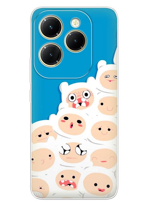 Чохол для Infinix Hot Pro з силікону Adventure Time Час пригод багато різних Фіннов