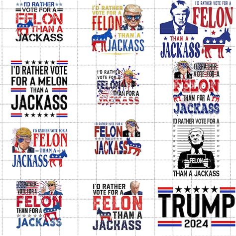 Trump Felon Jackass Png Etsy