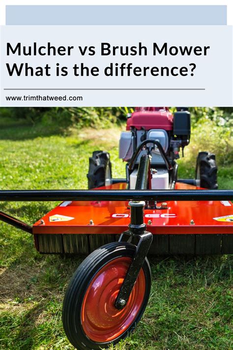 The Main Difference Between A Mulcher Mulching Mower And A Brush