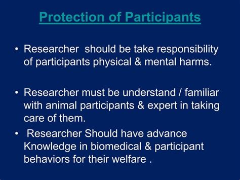 Ethical Issues In Psychological Research PPT