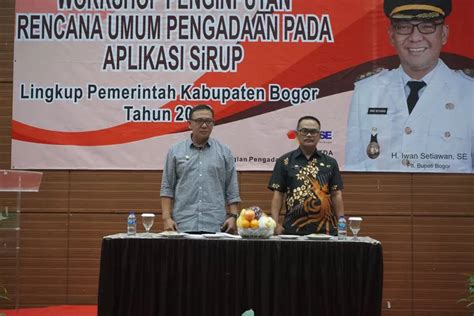 Dukung Transparansi Bidang Pengadaan Dan Jasa Pemkab Bogor Pakai