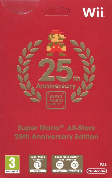 Super Mario All Stars Limited Edition Wii Box Cover Art Mobygames