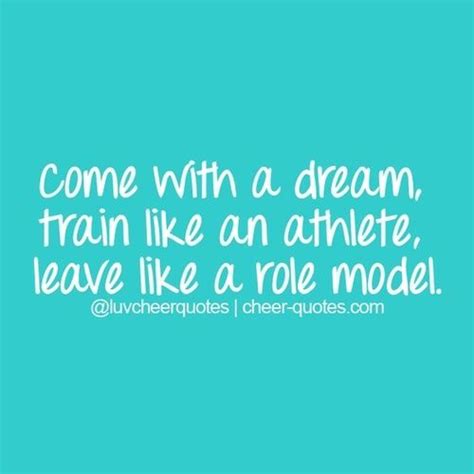 Come with a Dream, Train like an Athlete, Leave like a Role Model