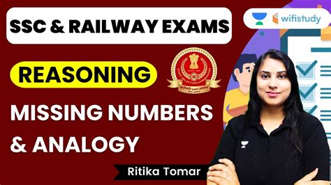 Analogy And Missing Numbers Reasoning SSC And Railway Exams