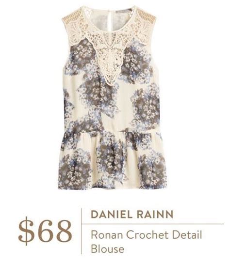 Stitch Fix Daniel Rainn Ronan Crochet Detail Blouse Stitch Fix