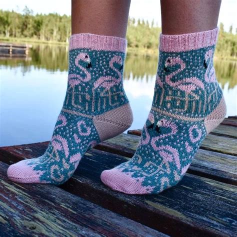 Plácido Flamingo Knitting socks How to purl knit Knitting accessories