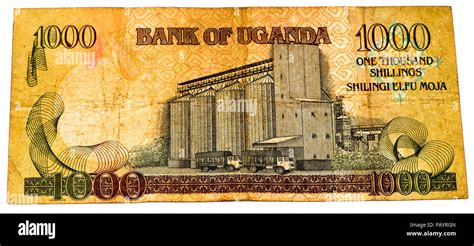 1000 Ugandan Shillings Bank Note Ugandan Shilling Is The National