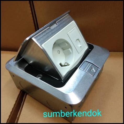 Jual Hot Deal Panasonic Stop Kontak Lantai Arde Telepon Floor Outlet