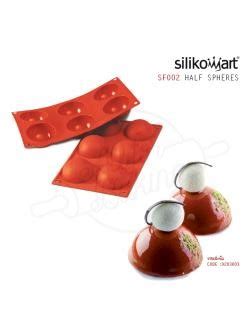 Silikomart SF002 Half Sphere Silicone Mold Imported From Italy All