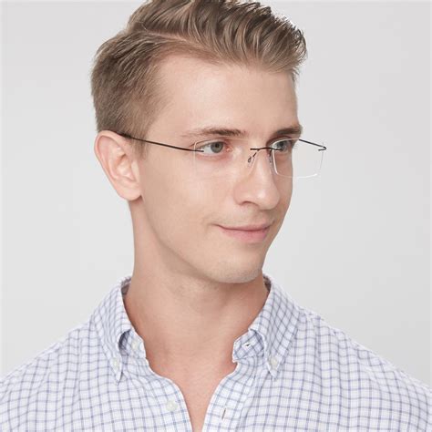 Semi Rimless Glasses Portrait Ubicaciondepersonascdmxgobmx