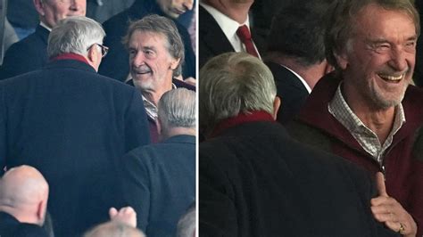 Sir Alex Ferguson Laisse Sir Jim Ratcliffe Dans Les Gradins D Old