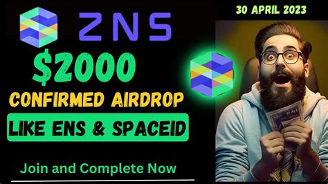 If You Missed Ens Space Id Airdrop Don T Miss Zns Confirmed