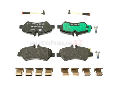 ATE 0084205120, 603837 Brake Pad Set; Rear - Mercedes | 0044206920 ...