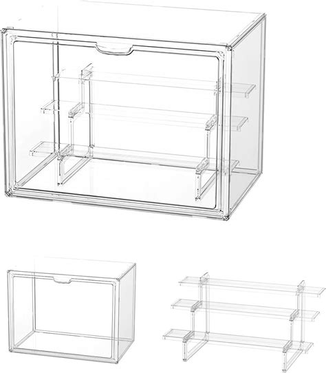 Siyecioa Acryl Vitrine Schaukasten Transparent Plexiglas Vitrine Mit