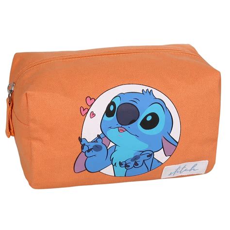 Disney Stitch Pomara Czowa Kosmetyczka Damska Materia Owa Pojemna