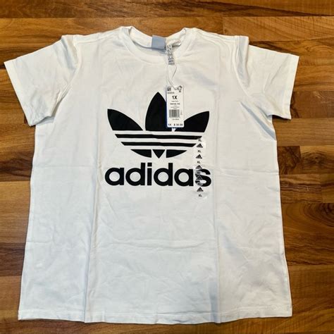 Adidas Tops Nwt Adidas Mens Shortsleeve Trefoil Logo Graphic Tshirt Size X Poshmark