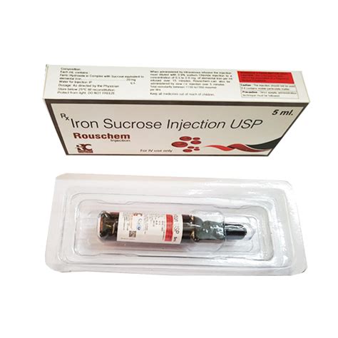 Iron Sucrose Injection Manufacturer Supplier And Franchise