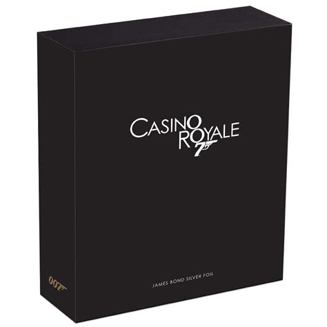 2020 James Bond 007 Casino Royale Movie Poster 5g Silver Foil - Town ...