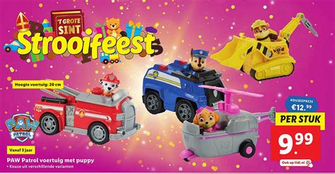 Paw Patrol Voertuig Met Puppy Aanbieding Bij Lidl Folders Nl