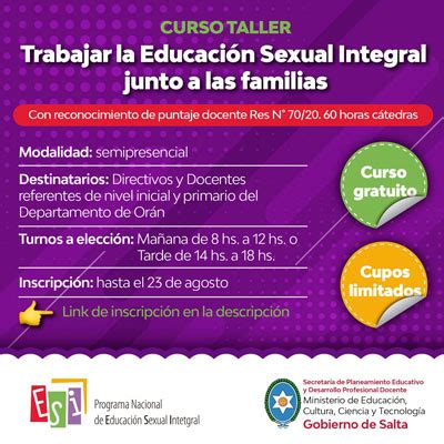 Se lleva a cabo la capacitación Trabajar la educación sexual integral