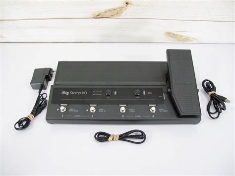 IK Multimedia iRig Stomp I/O USB Pedalboard Controller / Audio Interface for iOS, Mac, PC