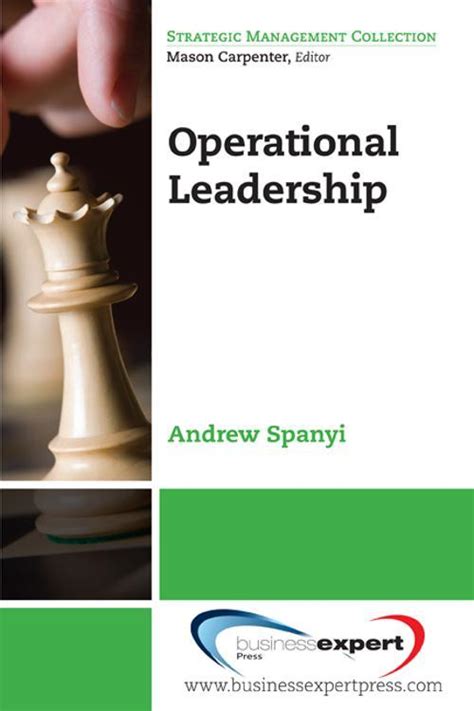 Pdf Operational Leadership By Andrew Spanyi Perlego