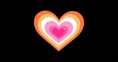 Lesbian Flag Heart Lesbian Sticker TeePublic