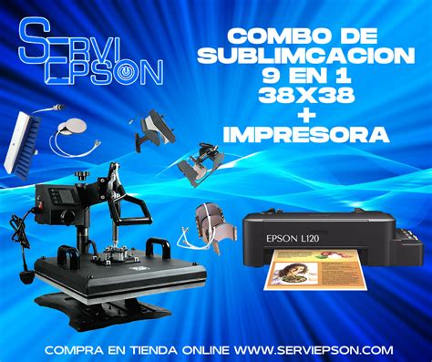 Combo Promocionalsublimadora En X Impresora L Epson Tinta