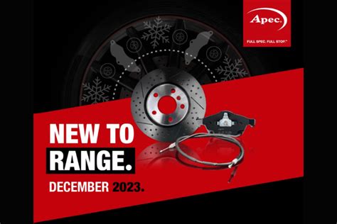 Apec Brakes Power Up December With 32 New Part Numbers The BRAKE Report