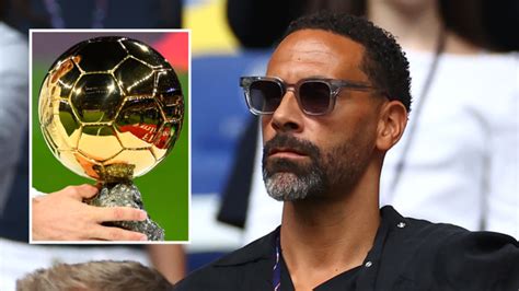 Rio Ferdinand Asked Who Will Win 2024 Ballon Dor Man Utd Legend