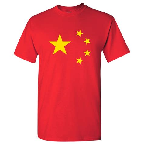 China Flag T Shirt Country Home Souvenir National Pride Etsy