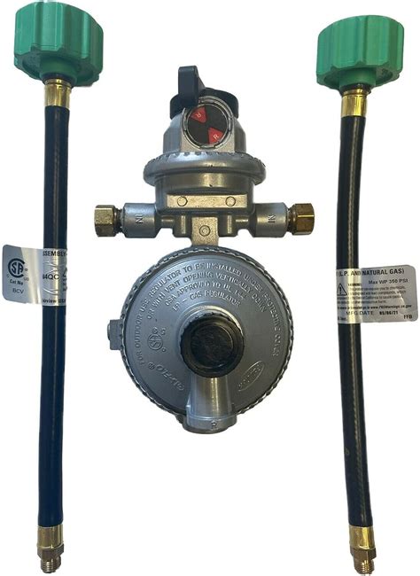 Fairview RV Camper LP Propane 2 Stage Automatic Regulator With 2 X 12