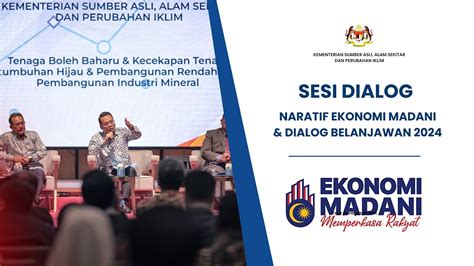 Sesi Dialog Program Naratif Ekonomi Madani Dialog Belanjawan