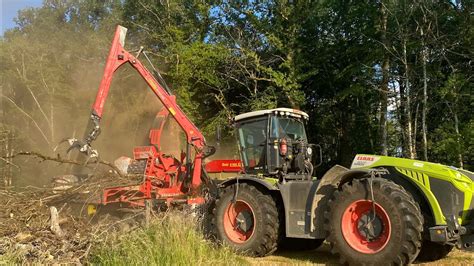 Chantier De Broyage De Copeaux De Bois Dans La Ni Vre Youtube