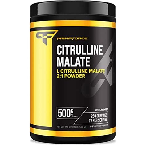 PrimaForce L Citrulline Malate Powder Unflavored Pre