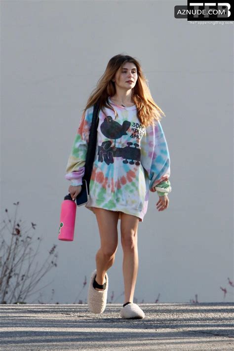 Olivia Jade Giannulli Sexy Showing Off Her Beautiful Legs After Hot Pilates Class In West