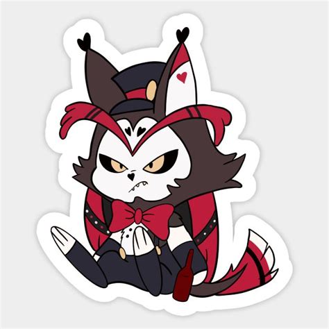 hazbin hotel husk sticker husker stickers husk banner hazbin hotel