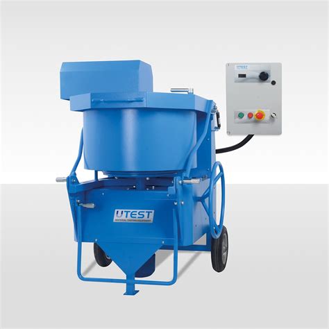 Concrete Mixer Pan Type Mixing Concrete In The Laboratory Utest