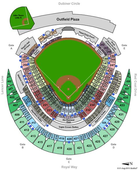 All 96 Images Kansas City Royals Kauffman Stadium Seating Chart Full Hd 2k 4k