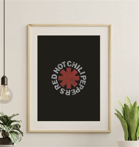 Red Hot Chili Peppers Poster Aesthetic Music Poster Vinatge Poster Gift For Red Hot Chili
