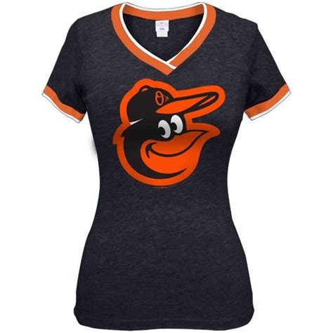 5th And Ocean Womens Baltimore Orioles Triple Flock T Shirt Clothes