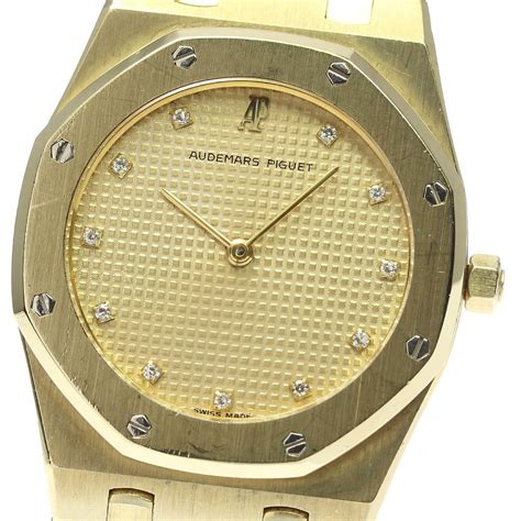 Audemars Piguet オーデマ ピゲ ロイヤルオーク K18yg 11pダイヤ 56303ba クォーツ メンズ 231オーデマ