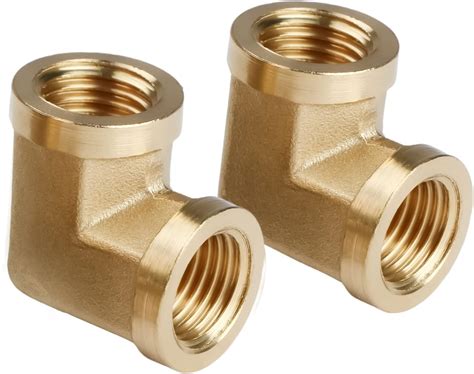 Amazon U S Solid Pcs Degree Barstock Street Elbow Brass Pipe