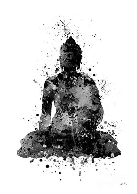 Buddha Black Artwork Digital Art by White Lotus - Fine Art America