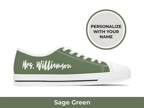 Sage Green Shoes Sage Bridal Sneaker Sage Bride Shoes Etsy