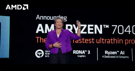 Amd 於 Ces 2023 主題演講中發表新一代 Ryzen 7000 系列行動處理器 Uniko S Hardware